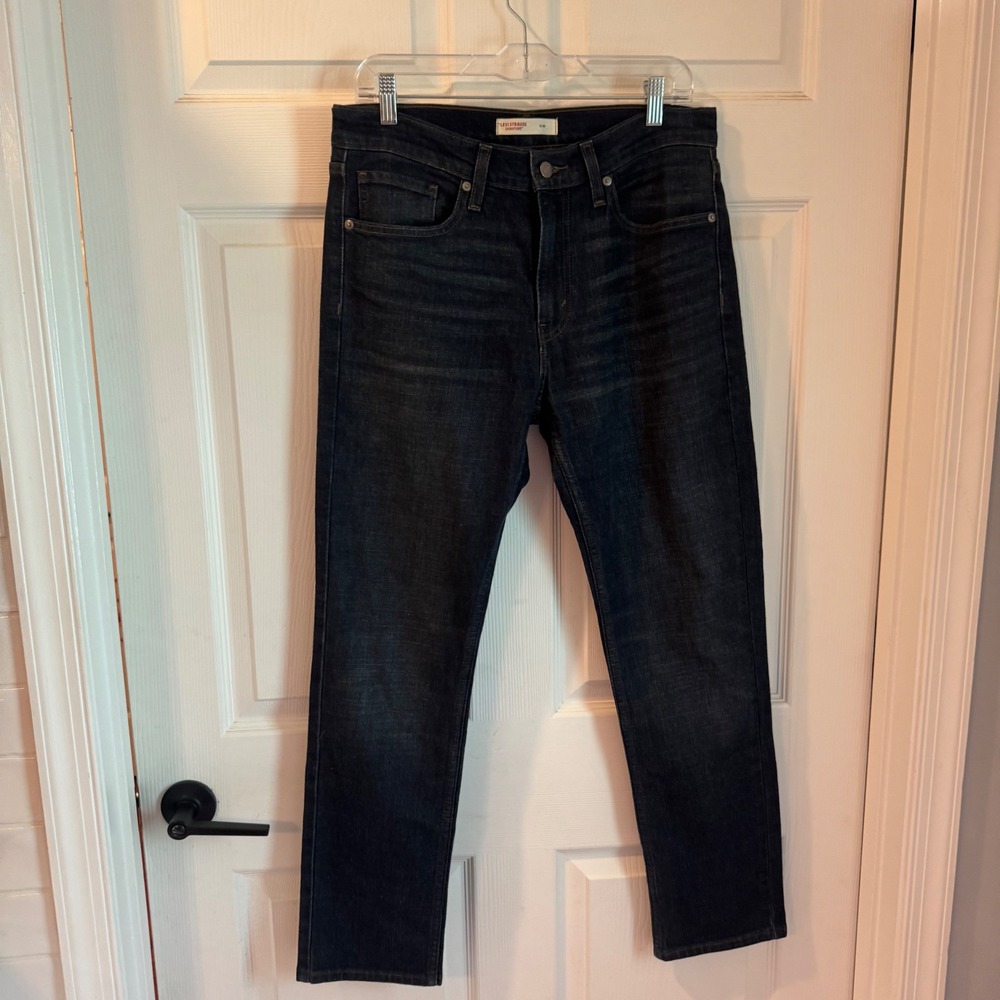 Levi Strauss Signature Slim Jeans Mens 32x29 Dark Wash Stretch Denim 5368